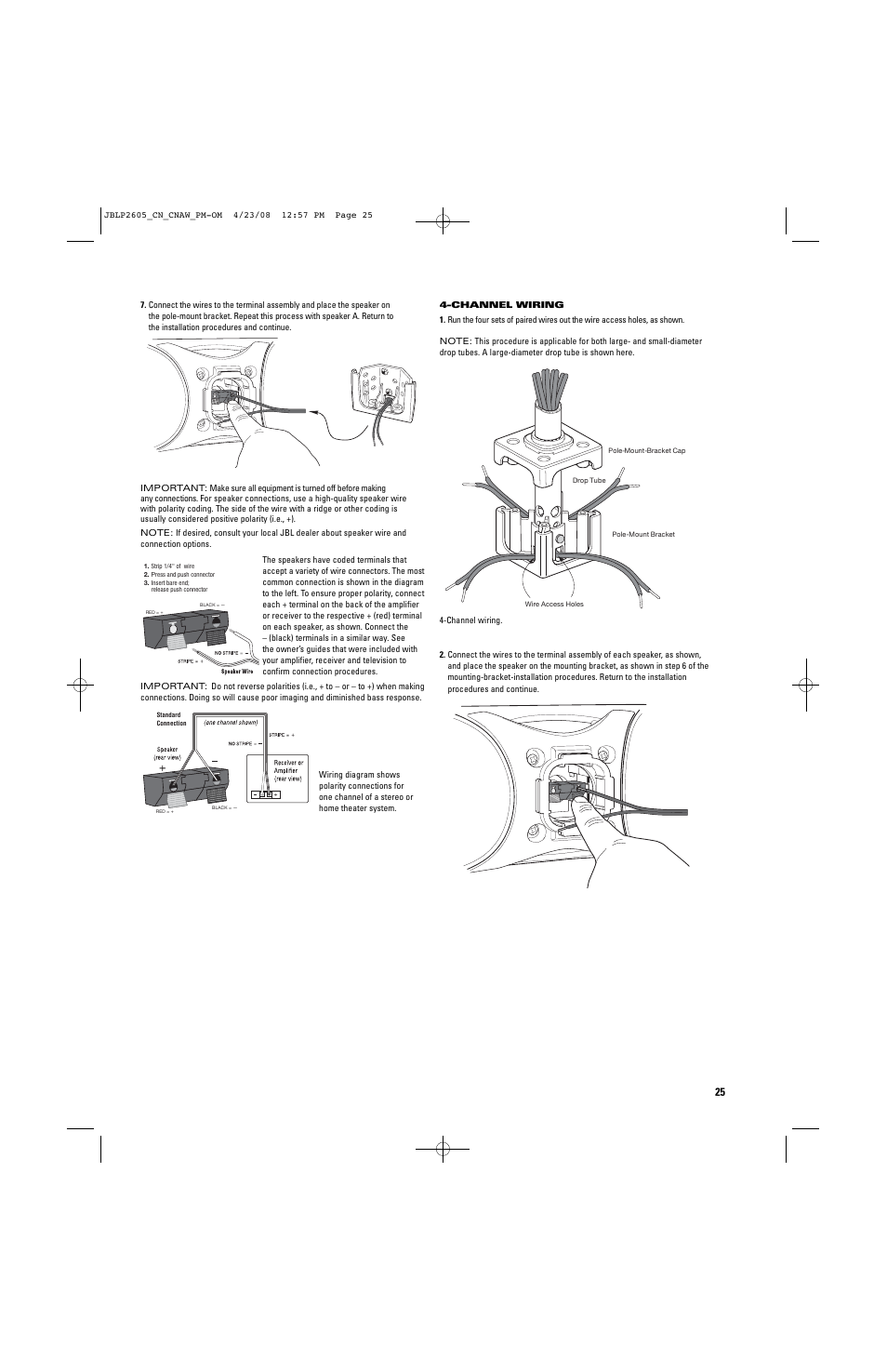 JBL CONTROL NOW User Manual | Page 25 / 29