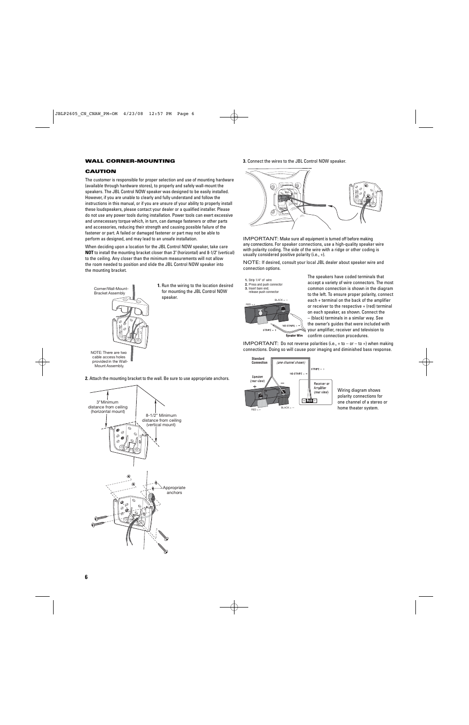 JBL CONTROL NOW User Manual | Page 6 / 29