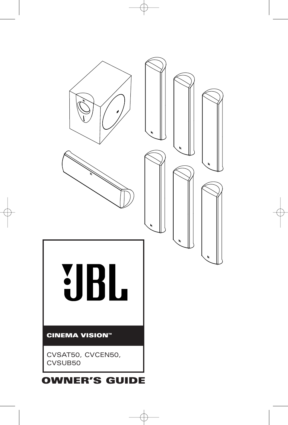 JBL CVSAT50 User Manual | 12 pages