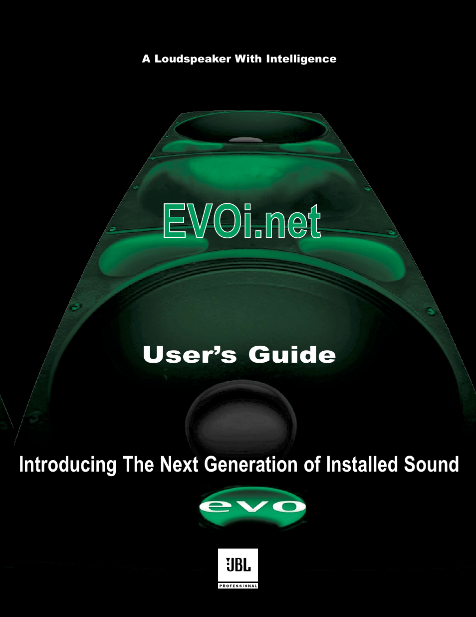 JBL EVOi.net User Manual | 36 pages