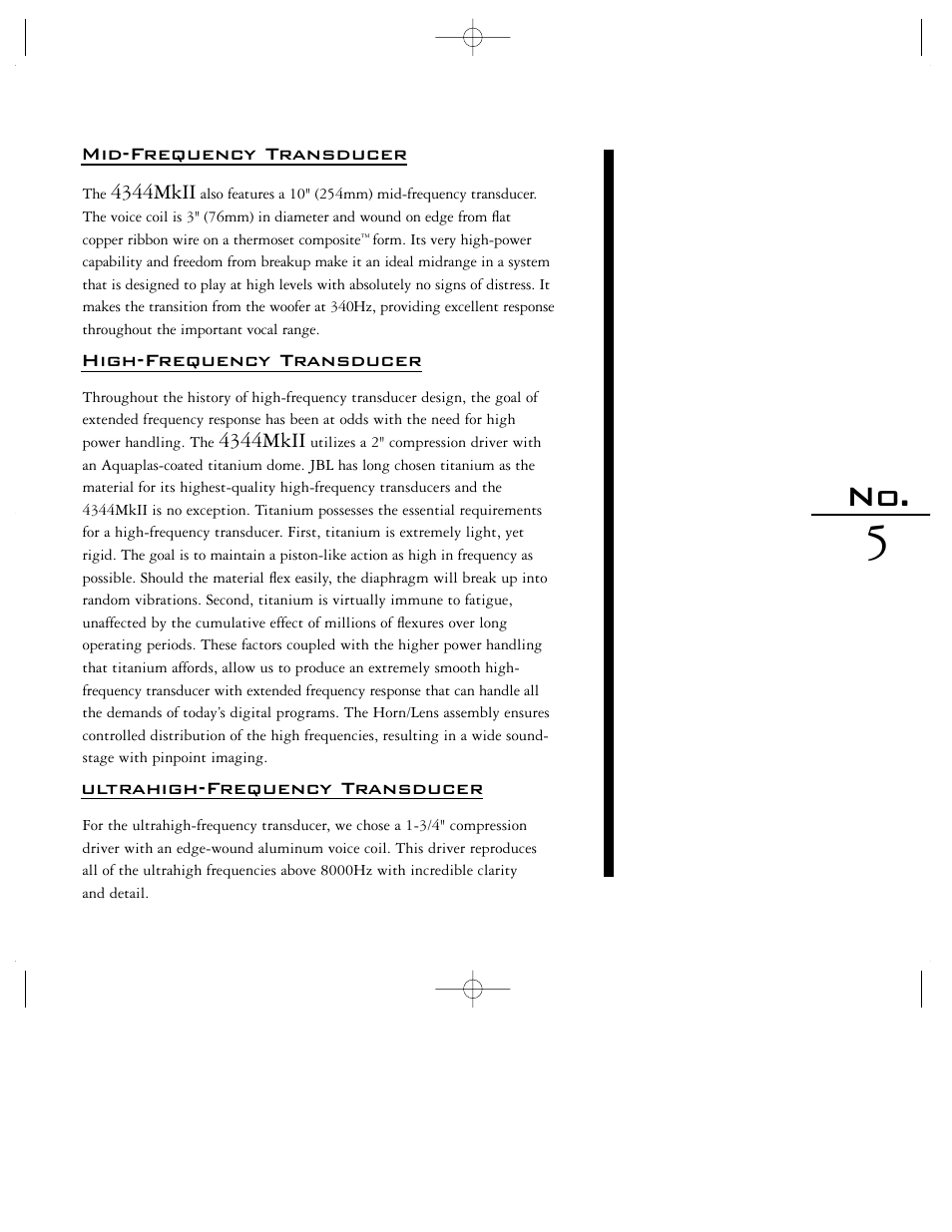 JBL 4344MKII User Manual | Page 5 / 14