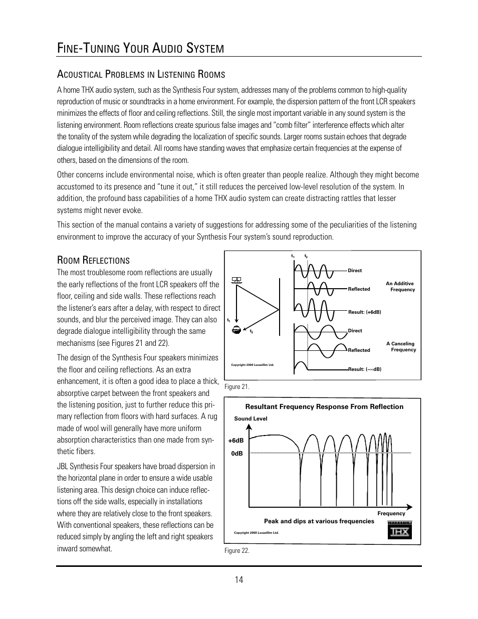 Uning, Udio, Ystem | JBL S4HC User Manual | Page 14 / 24