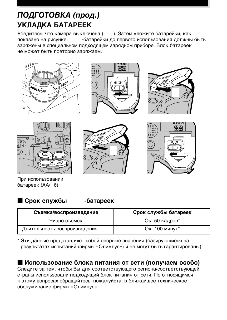Olympus E-100RS User Manual | Page 16 / 44