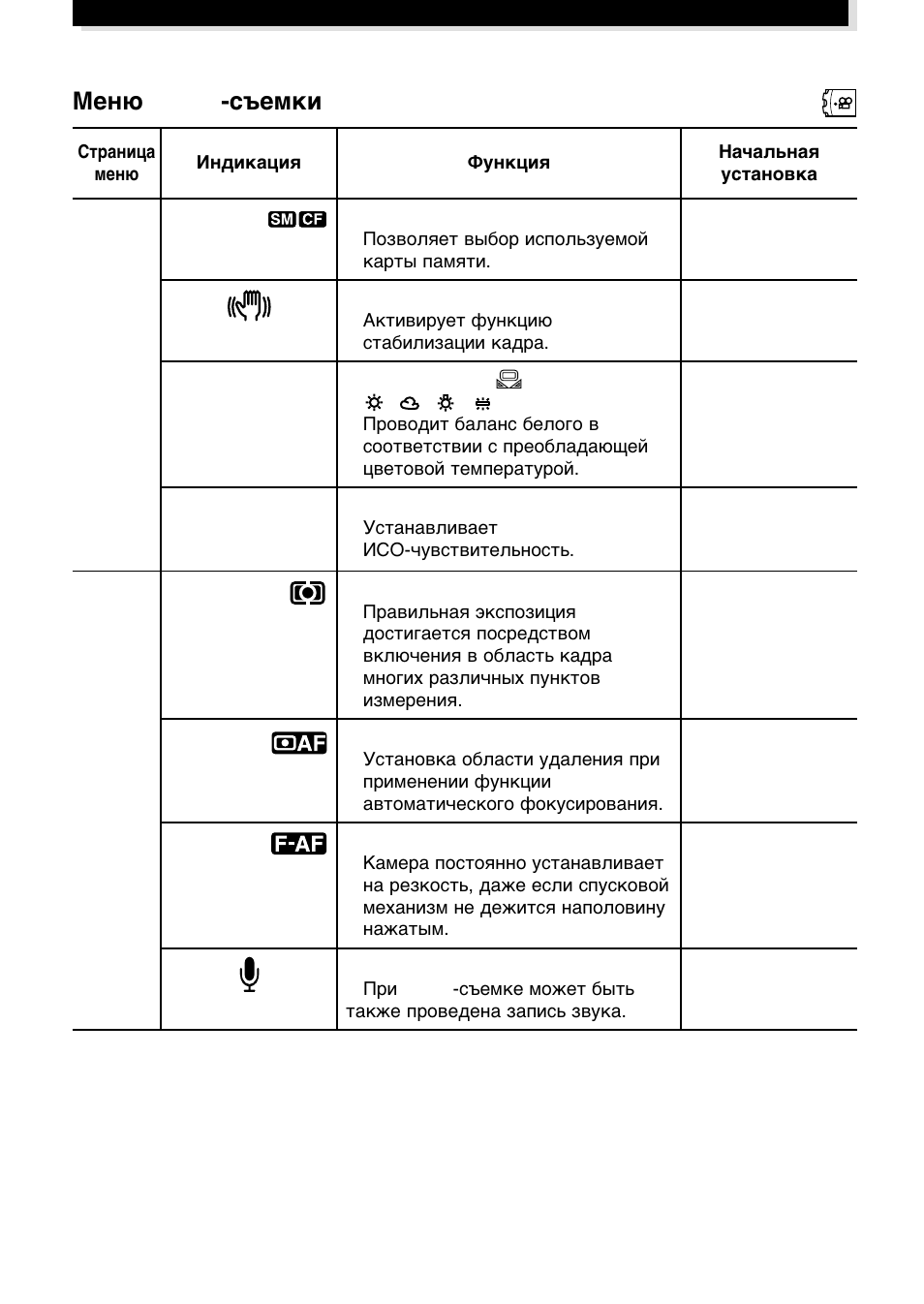 Movie | Olympus E-100RS User Manual | Page 33 / 44