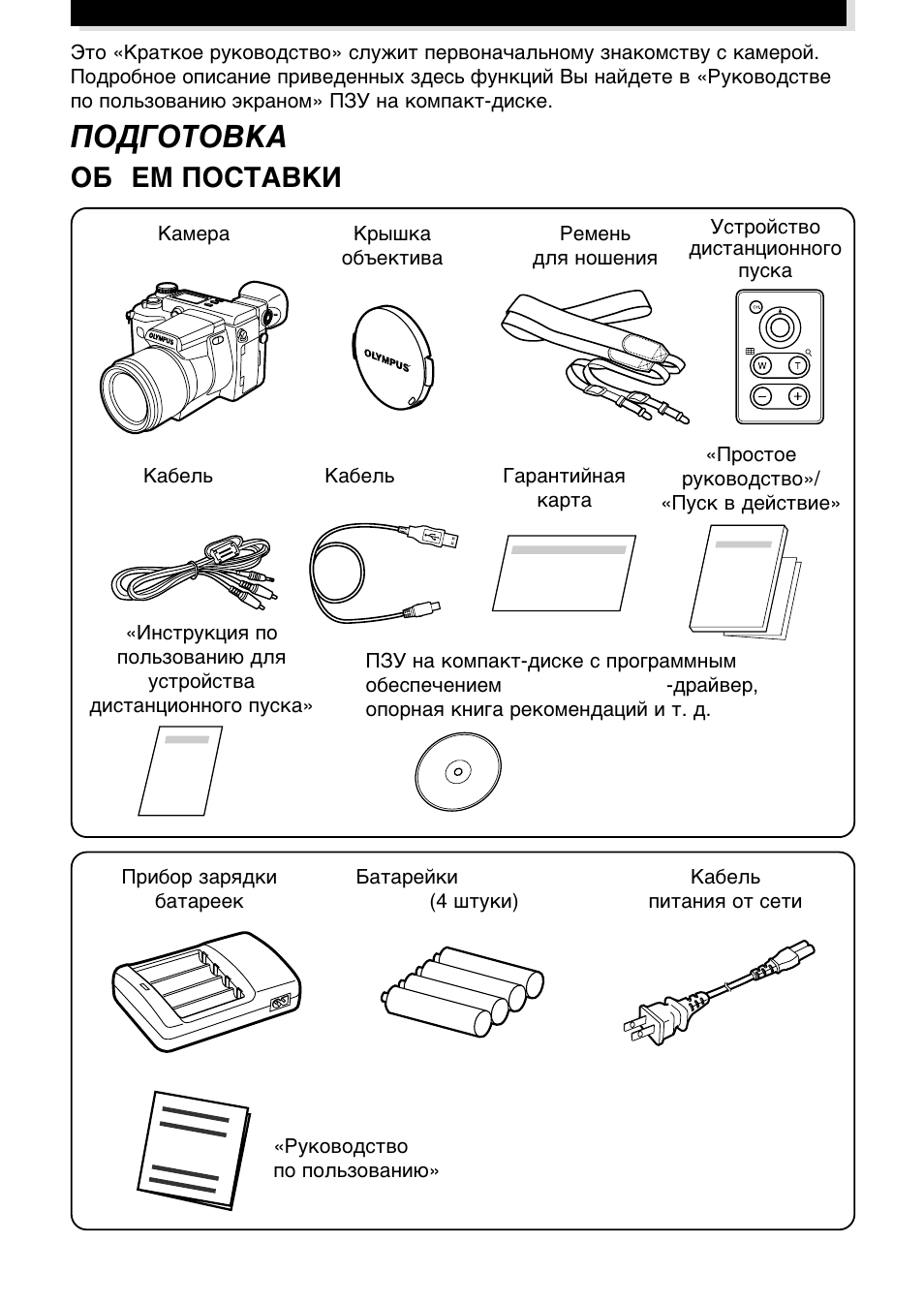 Olympus E-100RS User Manual | Page 6 / 44