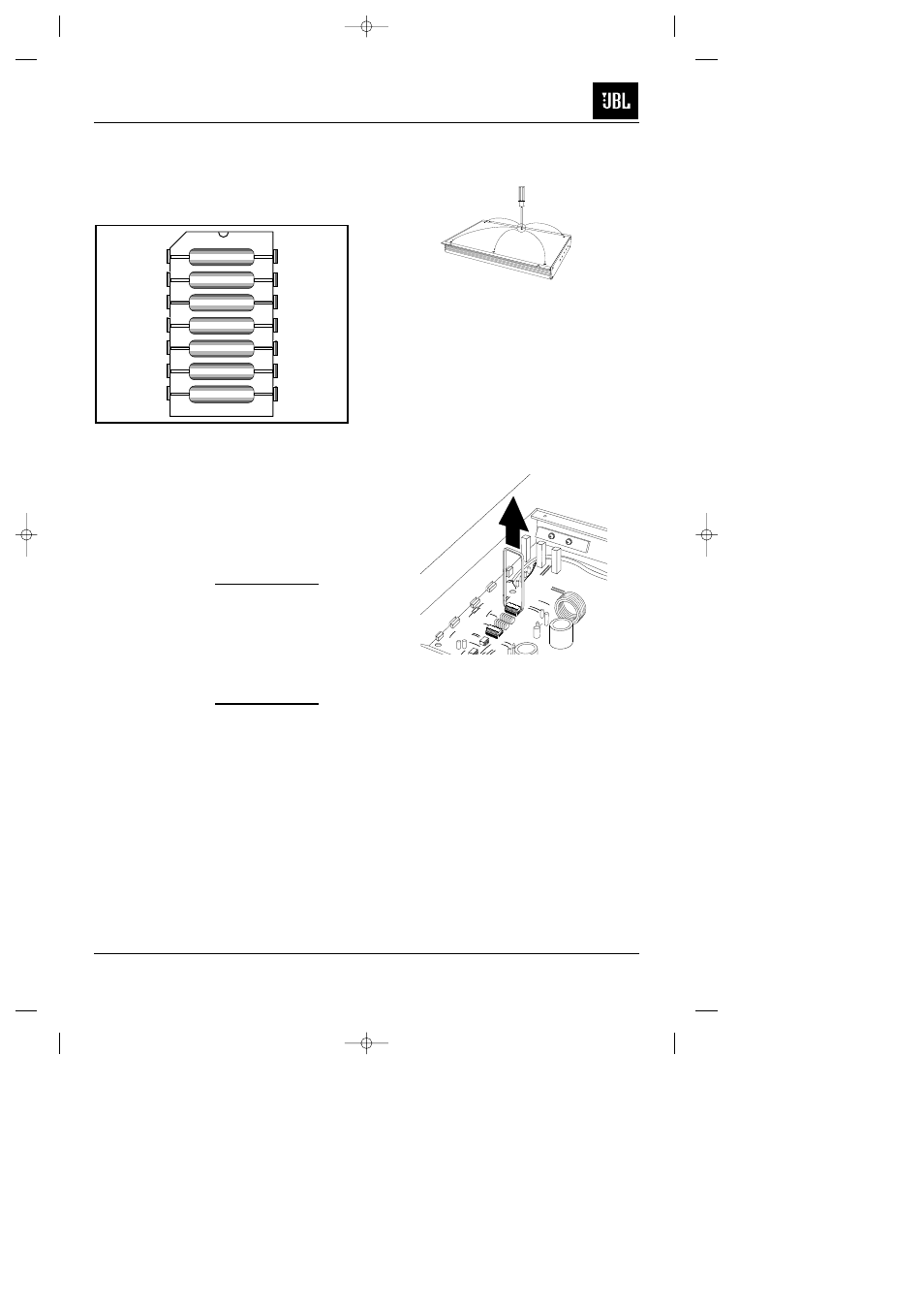 Watt resistors 90 degrees, trim them to | JBL GTH400-20107 User Manual | Page 14 / 26