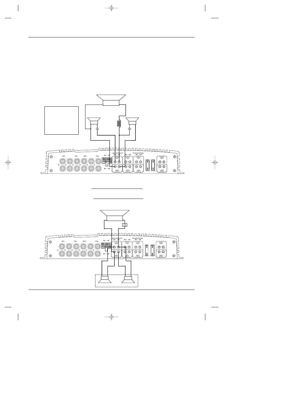 Simultaneous stereo-mono connection diagrams, Gth400 | JBL GTH400-20107 User Manual | Page 17 / 26