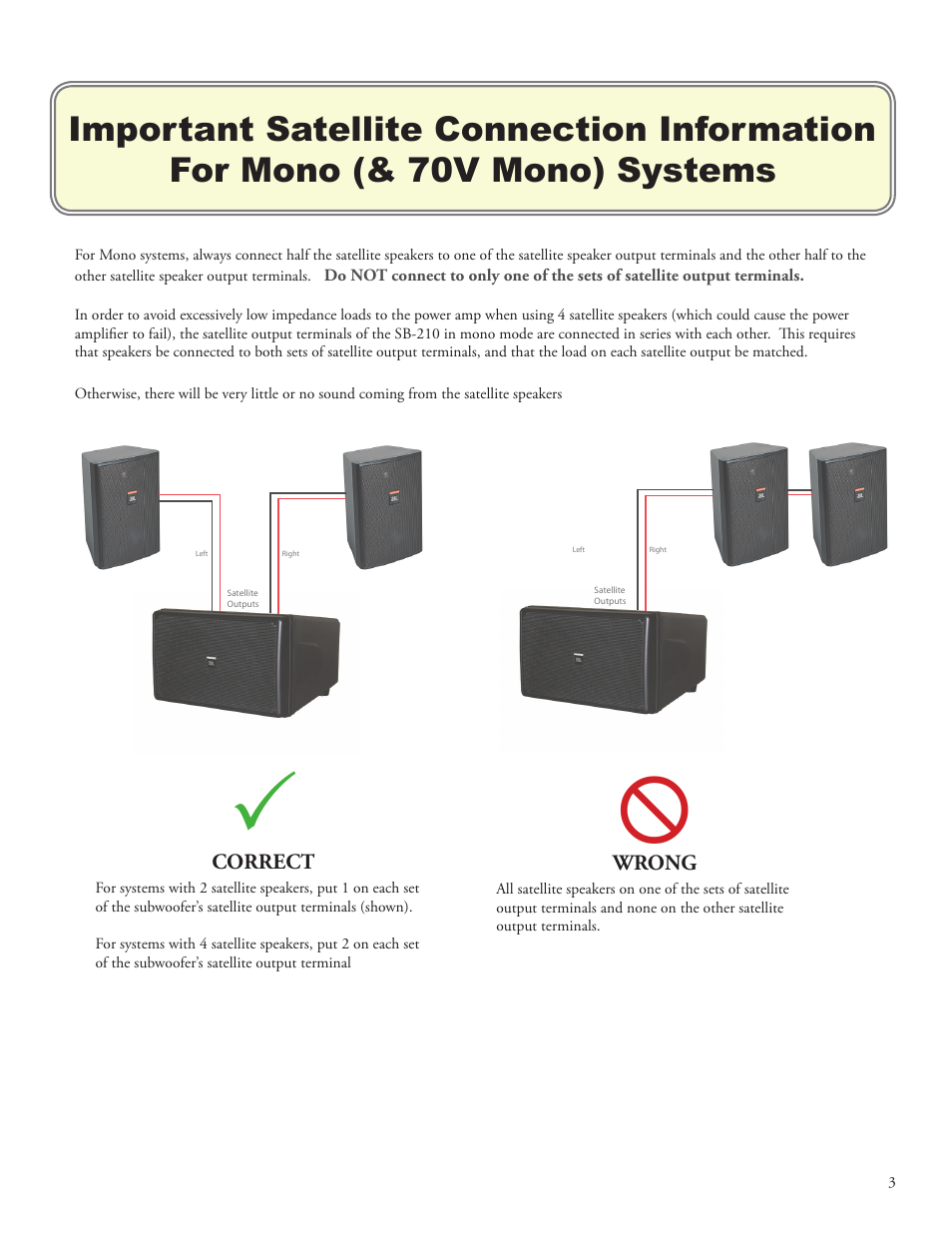 JBL SB210 User Manual | Page 5 / 20