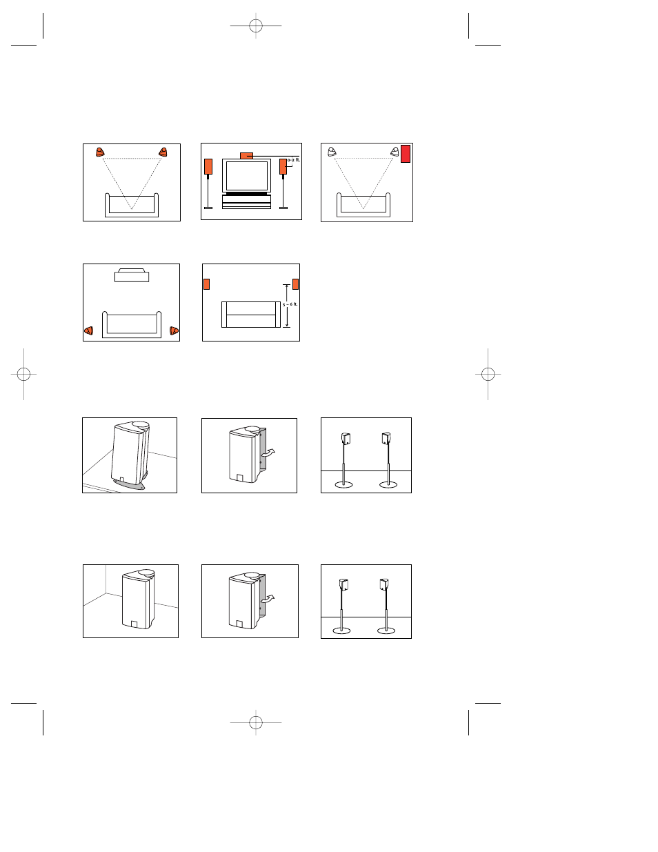 Mounting options, Speaker placement | JBL SIMPLY CINEMA SCS110 User Manual | Page 3 / 6