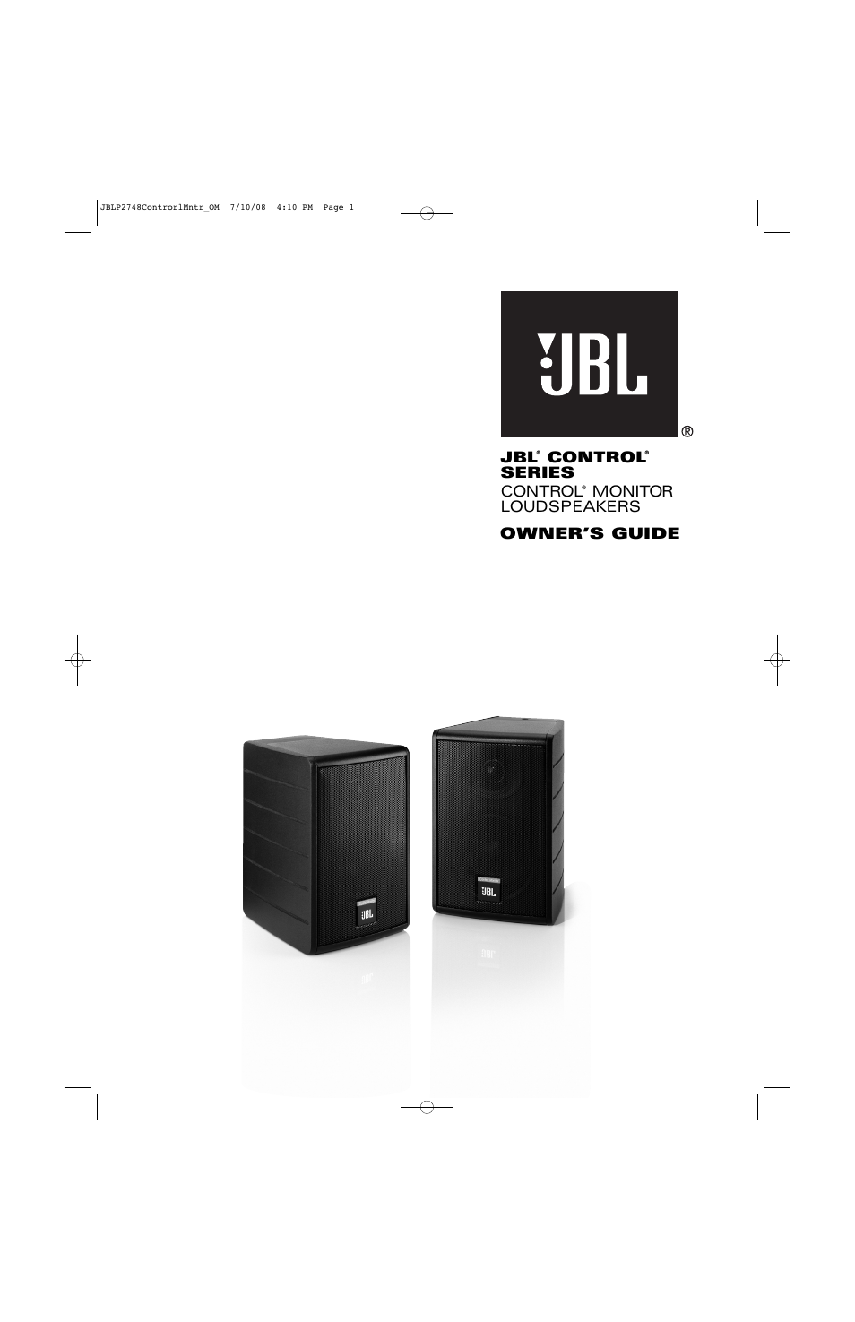 JBL 406-000-05970-E User Manual | 4 pages