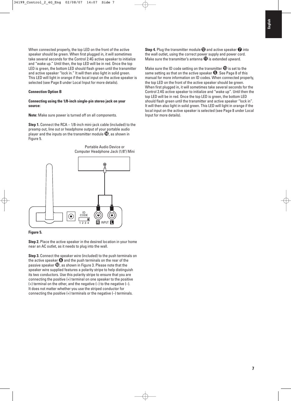 JBL CONTROL 2.4G User Manual | Page 7 / 12