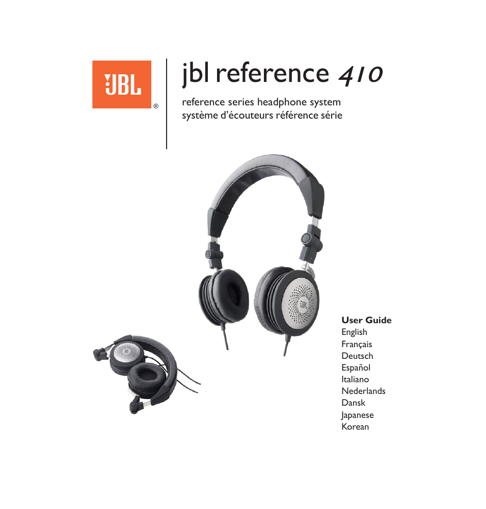 JBL 410 User Manual | 37 pages