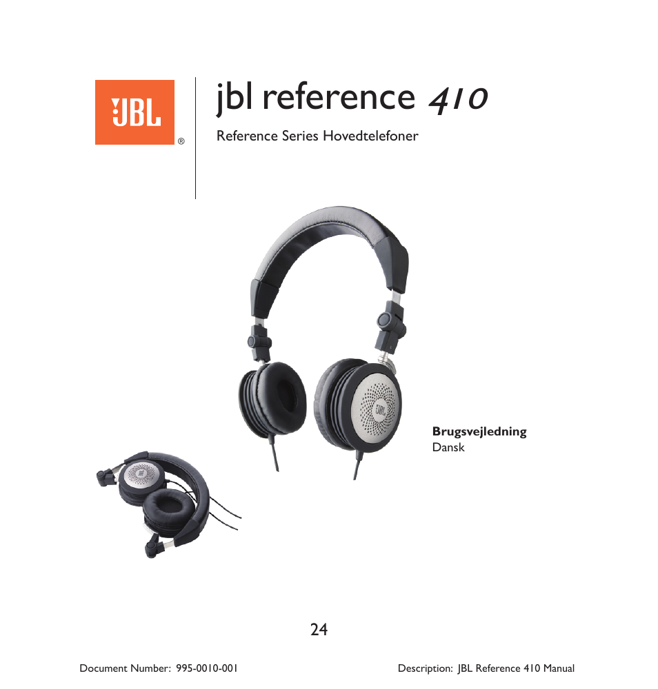 Reference | JBL 410 User Manual | Page 25 / 37