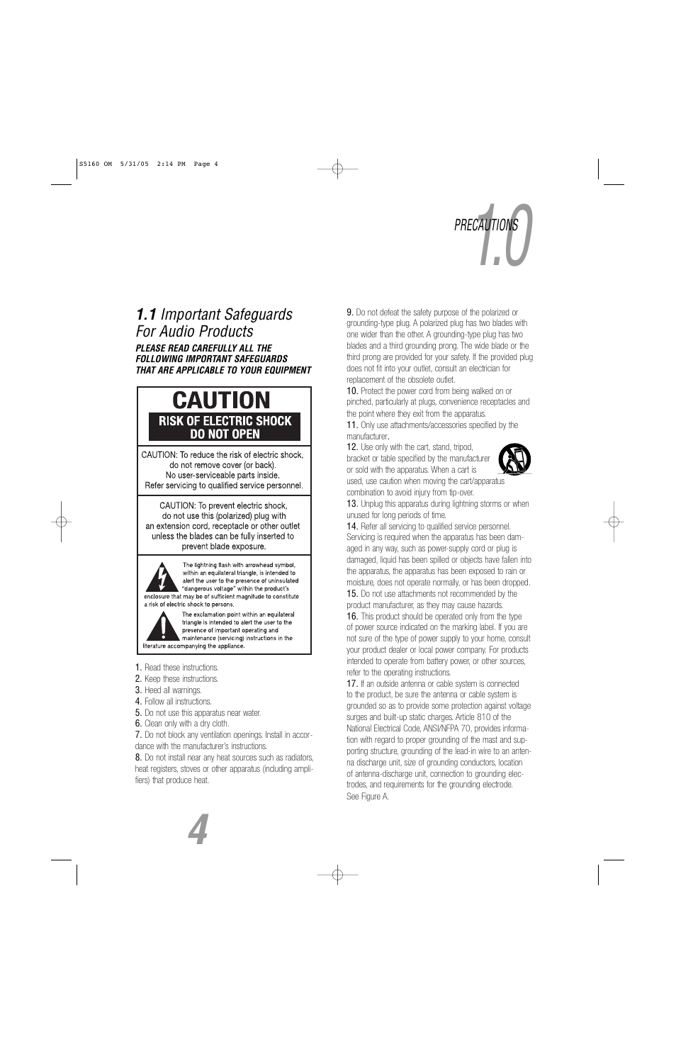 JBL S5160 User Manual | Page 4 / 16