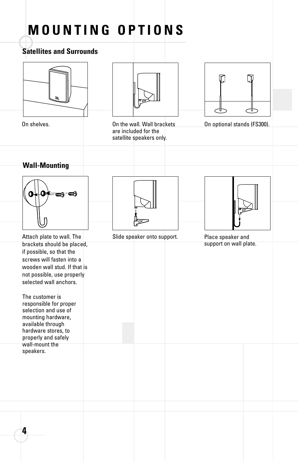 JBL TRIO135 User Manual | Page 4 / 8