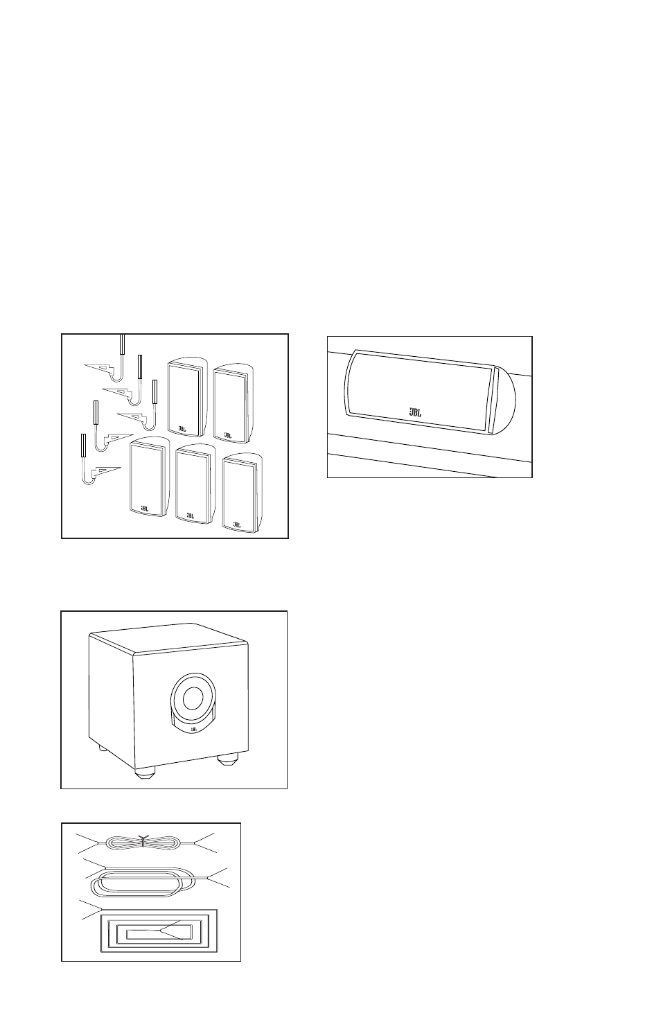 JBL SURROUND CINEMA SPEAKERS SCS160 User Manual | Page 3 / 12