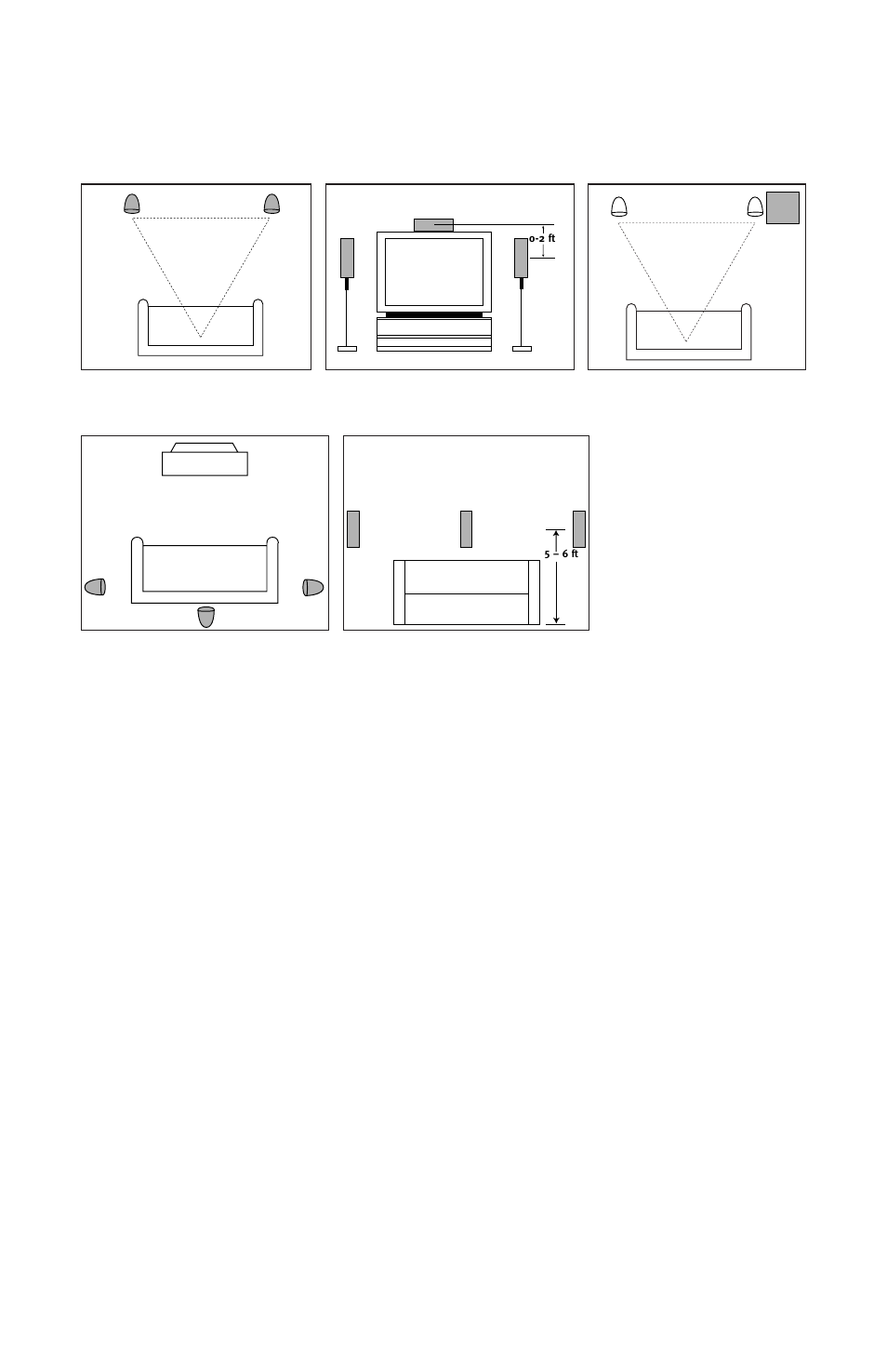 Speaker placement | JBL SURROUND CINEMA SPEAKERS SCS160 User Manual | Page 4 / 12