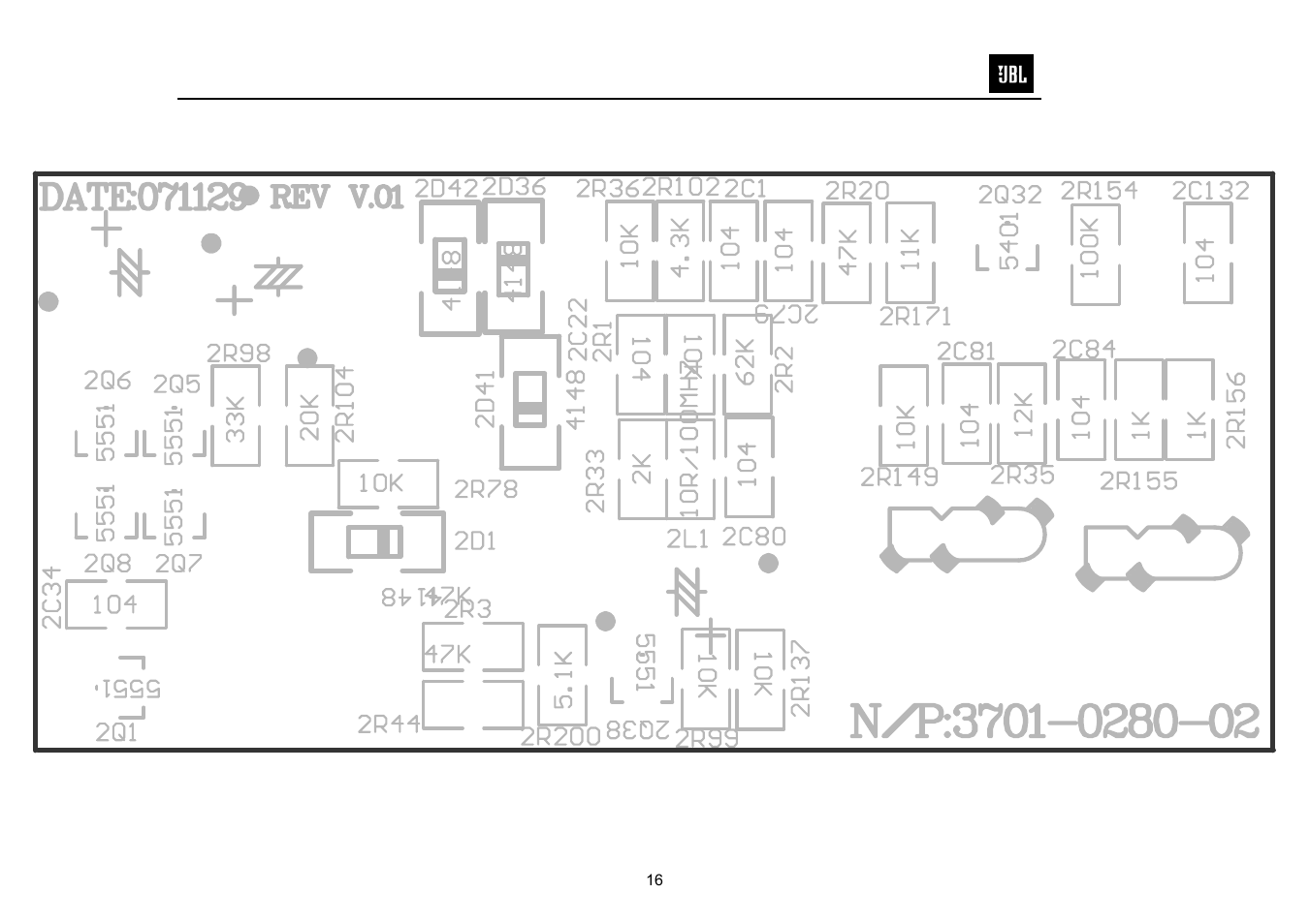 JBL GTO14001 User Manual | Page 17 / 24