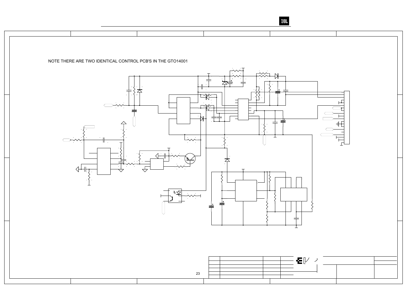 JBL GTO14001 User Manual | Page 24 / 24