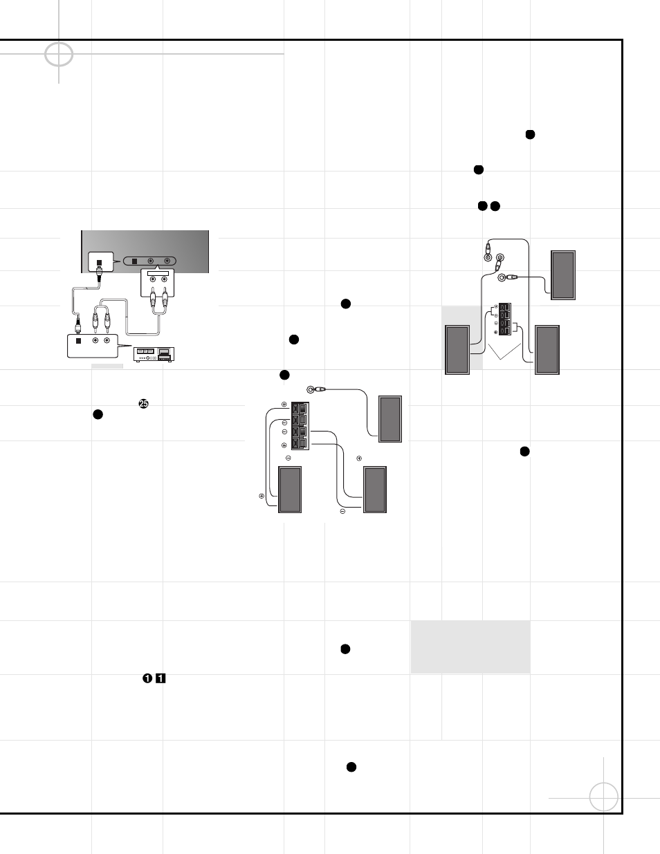 Getting started, Connections, External sources | Digital outputs, Loudspeakers, Front | JBL SG2020 User Manual | Page 10 / 20