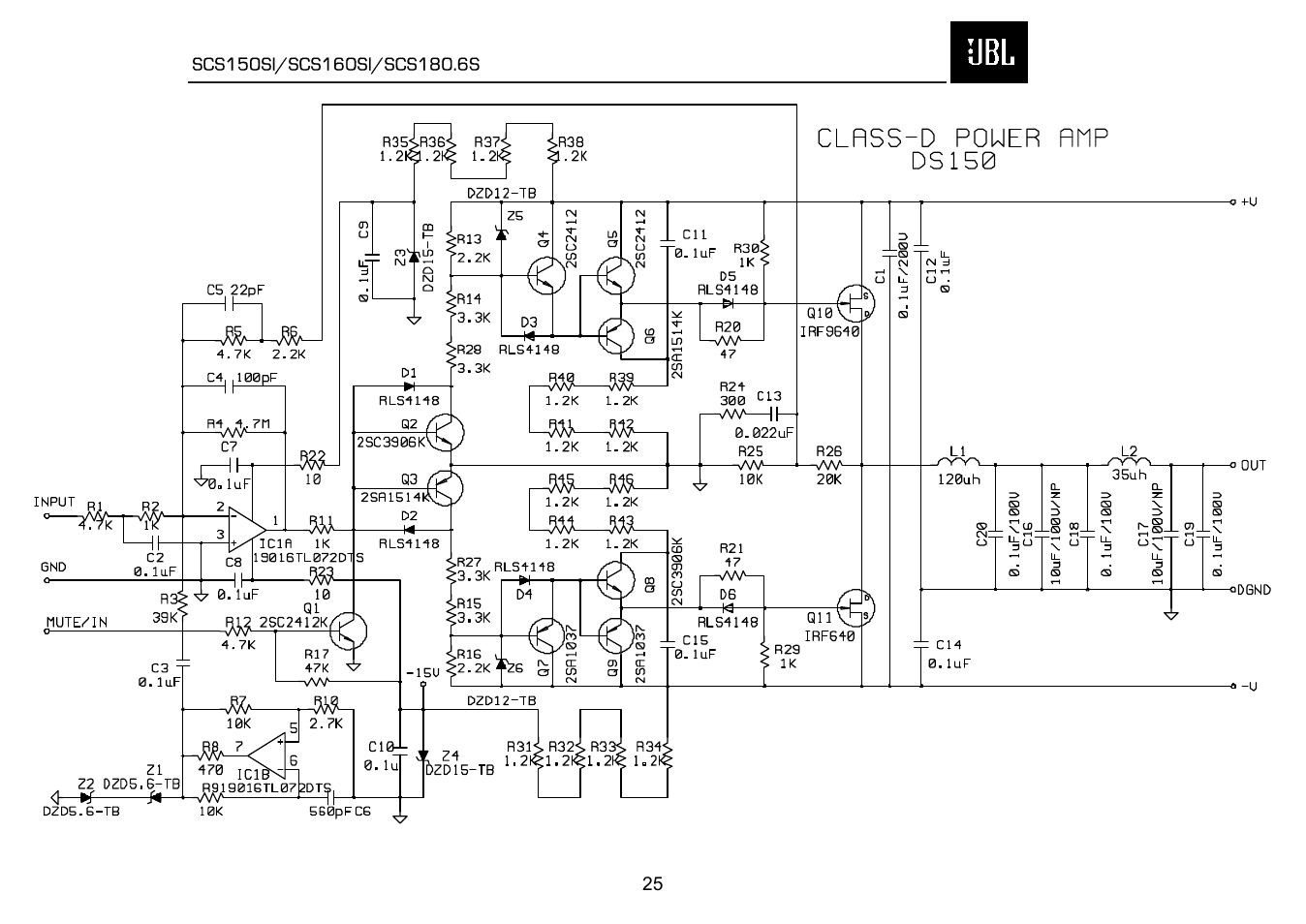 JBL SCS150SI User Manual | Page 26 / 27