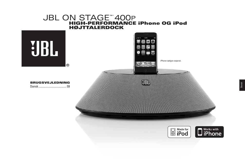 Jbl on stage | JBL 400P User Manual | Page 59 / 116