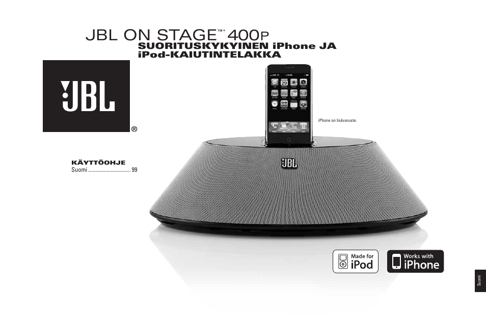 Jbl on stage | JBL 400P User Manual | Page 99 / 116