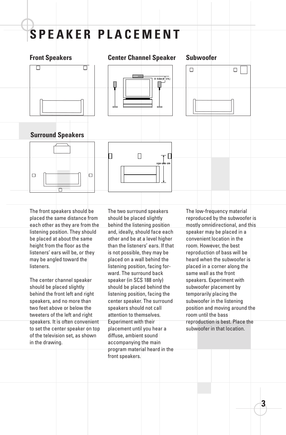 JBL SCS 188 User Manual | Page 3 / 10