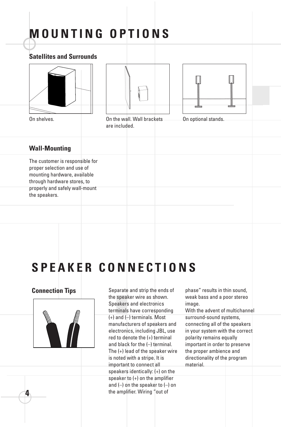 JBL SCS 188 User Manual | Page 4 / 10