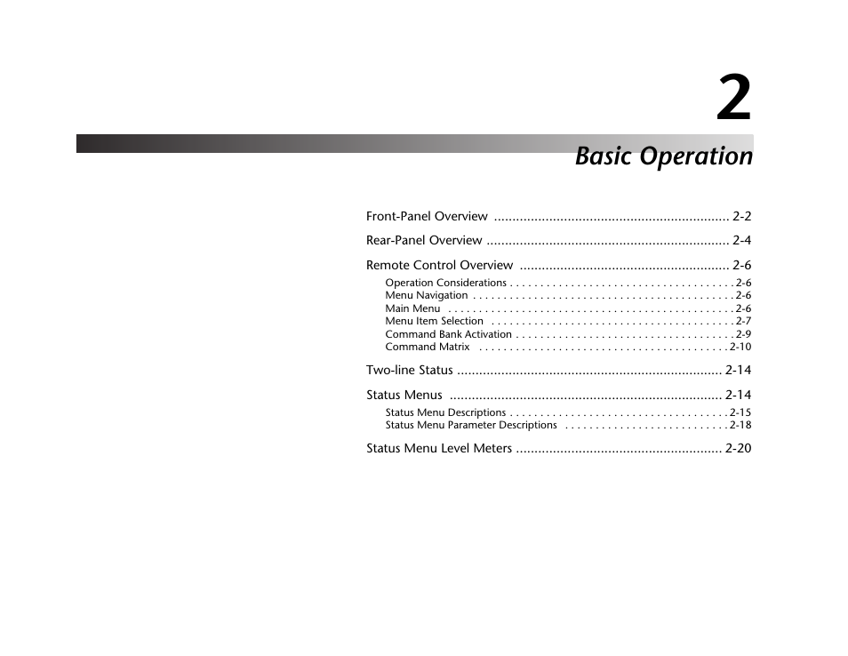 Basic operation | JBL AV1 User Manual | Page 19 / 160