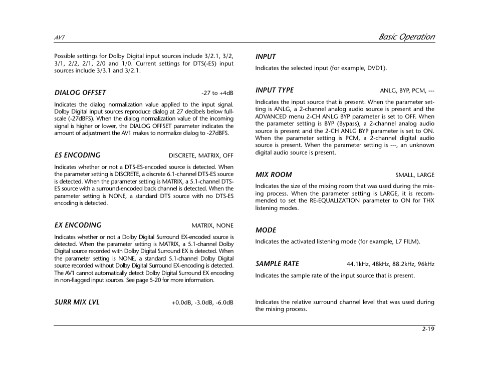 Basic operation | JBL AV1 User Manual | Page 37 / 160