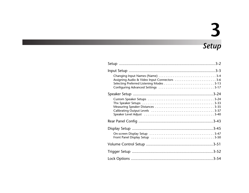 Setup | JBL AV1 User Manual | Page 39 / 160