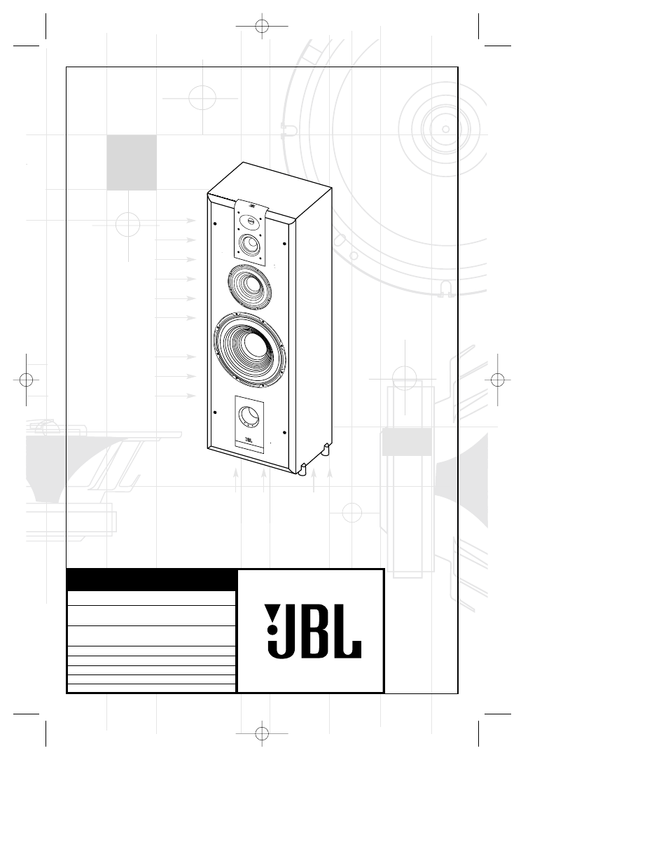 JBL S412P User Manual | 8 pages