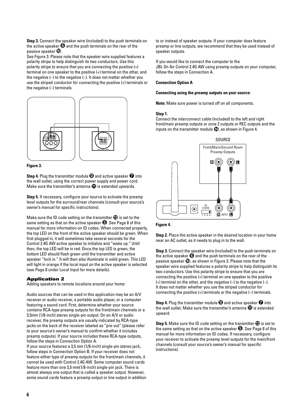 JBL 2.4G AW User Manual | Page 6 / 12