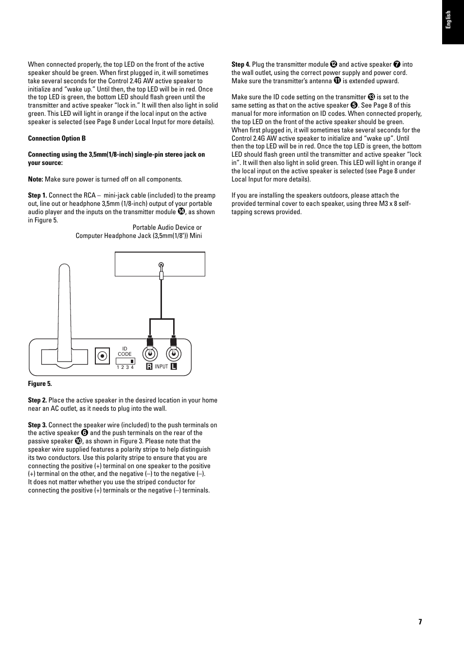 JBL 2.4G AW User Manual | Page 7 / 12