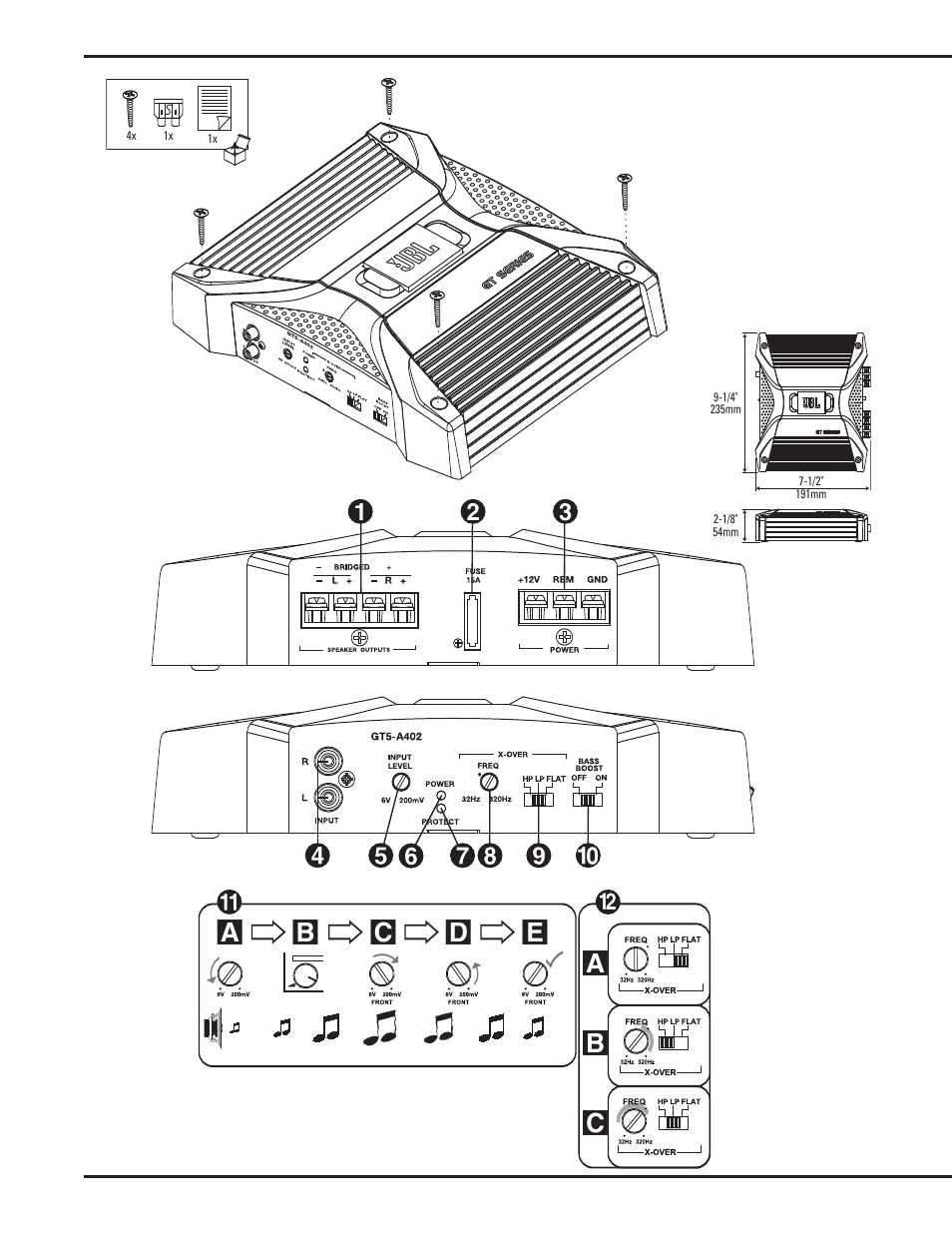 JBL GT5-A402 User Manual | Page 2 / 4