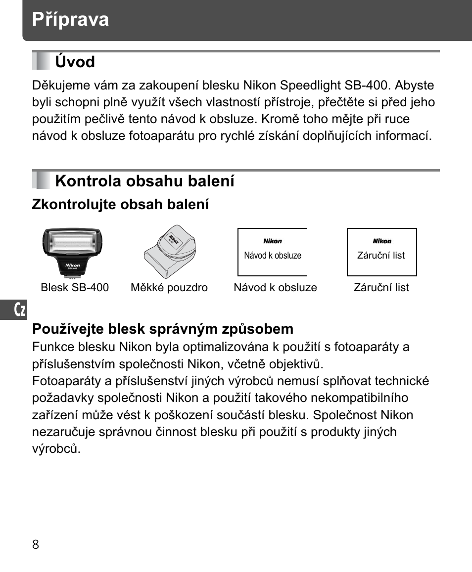 Nikon Speedlite SB-400 User Manual | Page 177 / 218