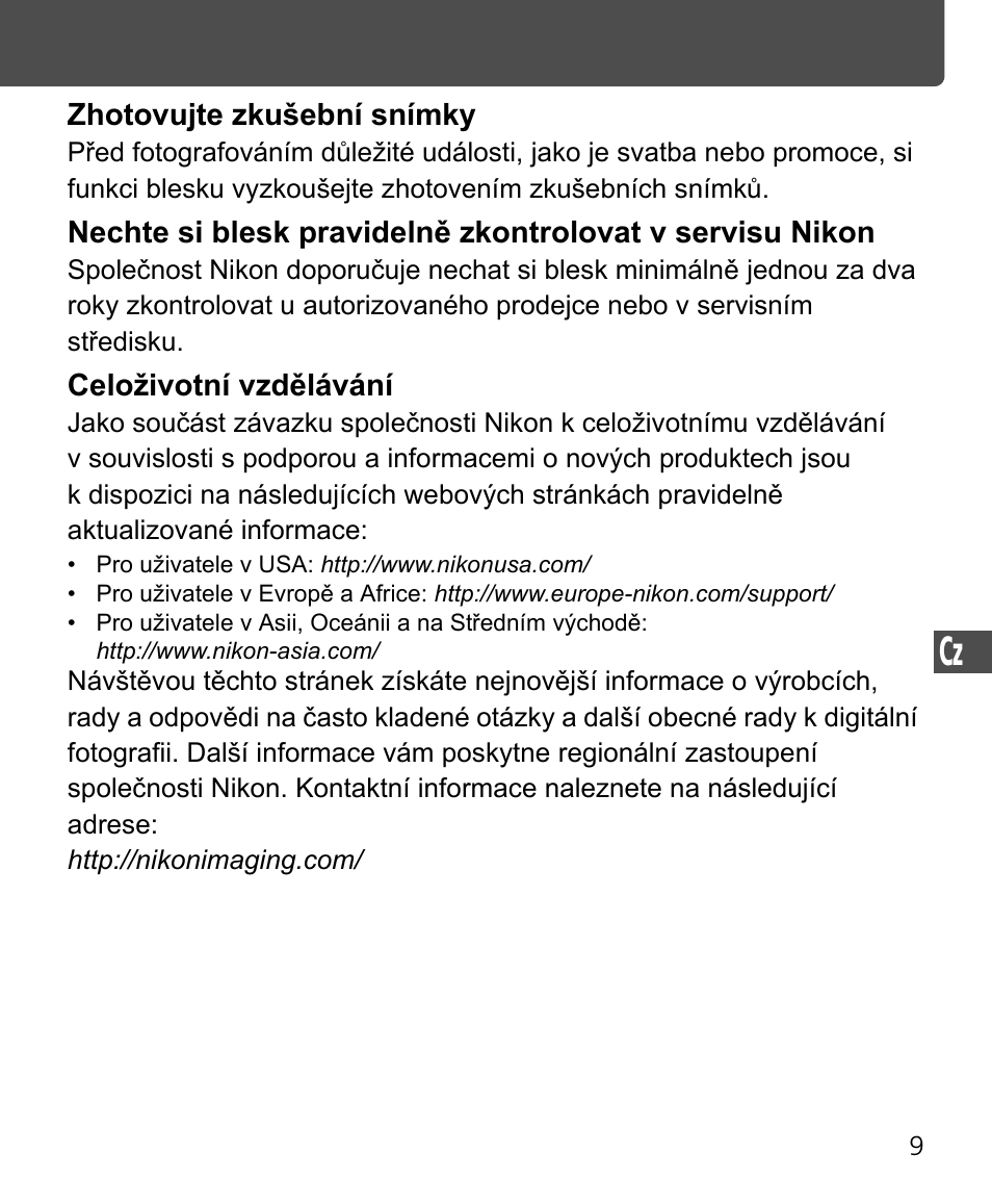 Nikon Speedlite SB-400 User Manual | Page 178 / 218