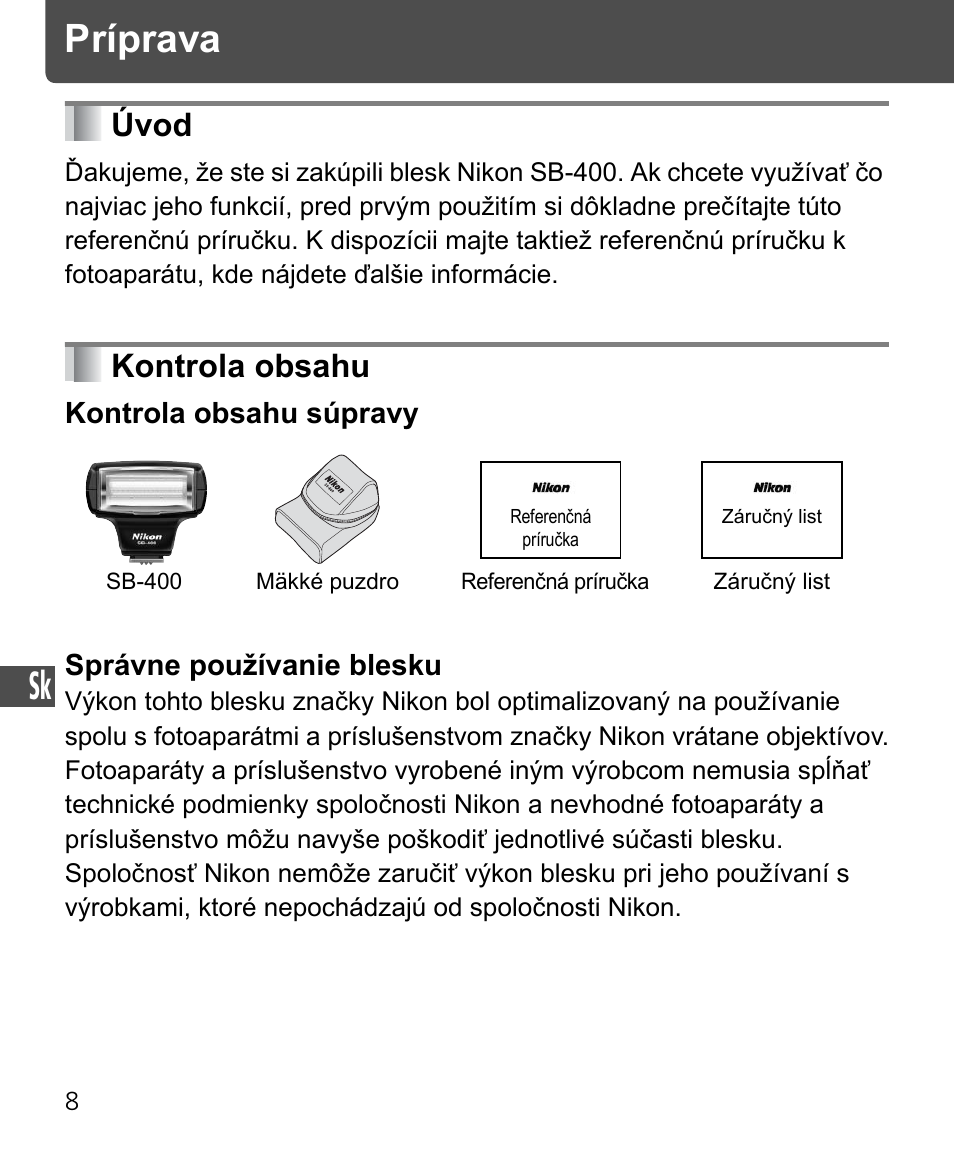 Nikon Speedlite SB-400 User Manual | Page 201 / 218