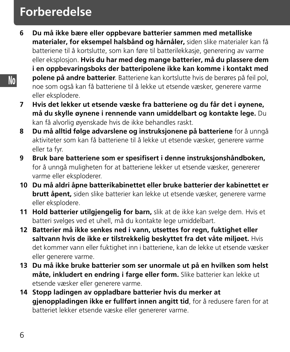 Forberedelse | Nikon Speedlite SB-400 User Manual | Page 31 / 218