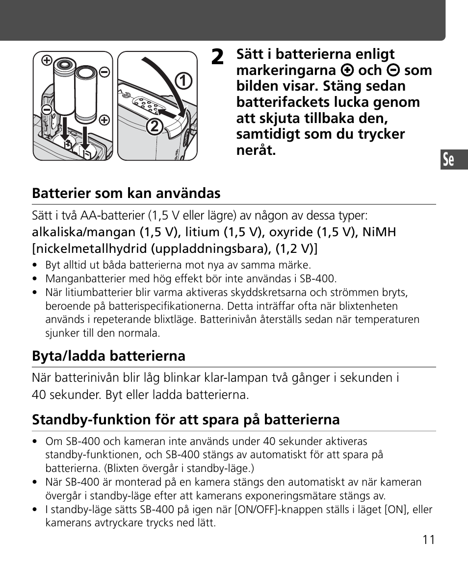 Nikon Speedlite SB-400 User Manual | Page 60 / 218