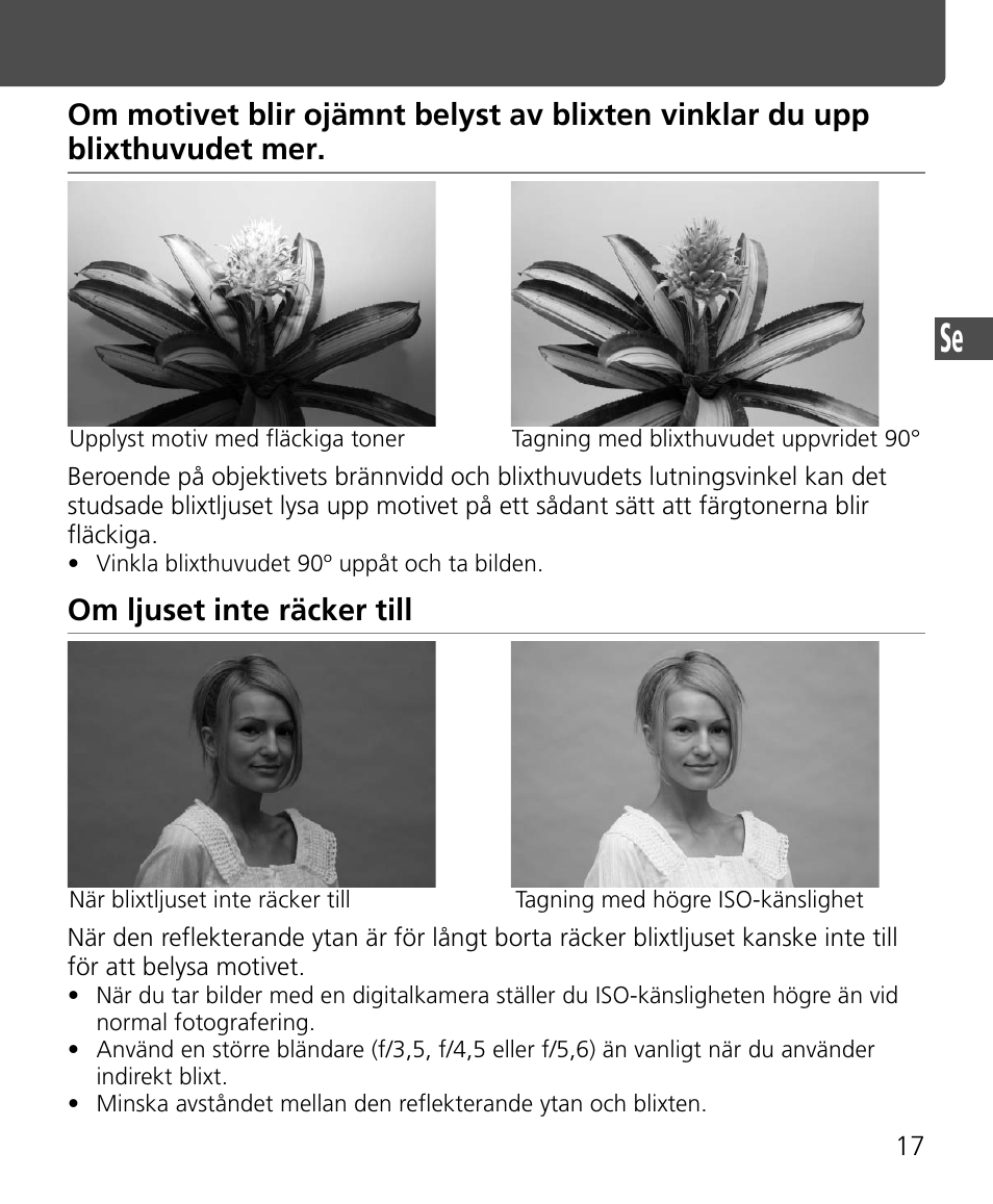 Om ljuset inte räcker till | Nikon Speedlite SB-400 User Manual | Page 66 / 218