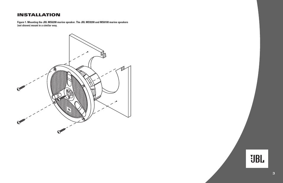 JBL MARINE SERIES MS6100 User Manual | Page 3 / 4