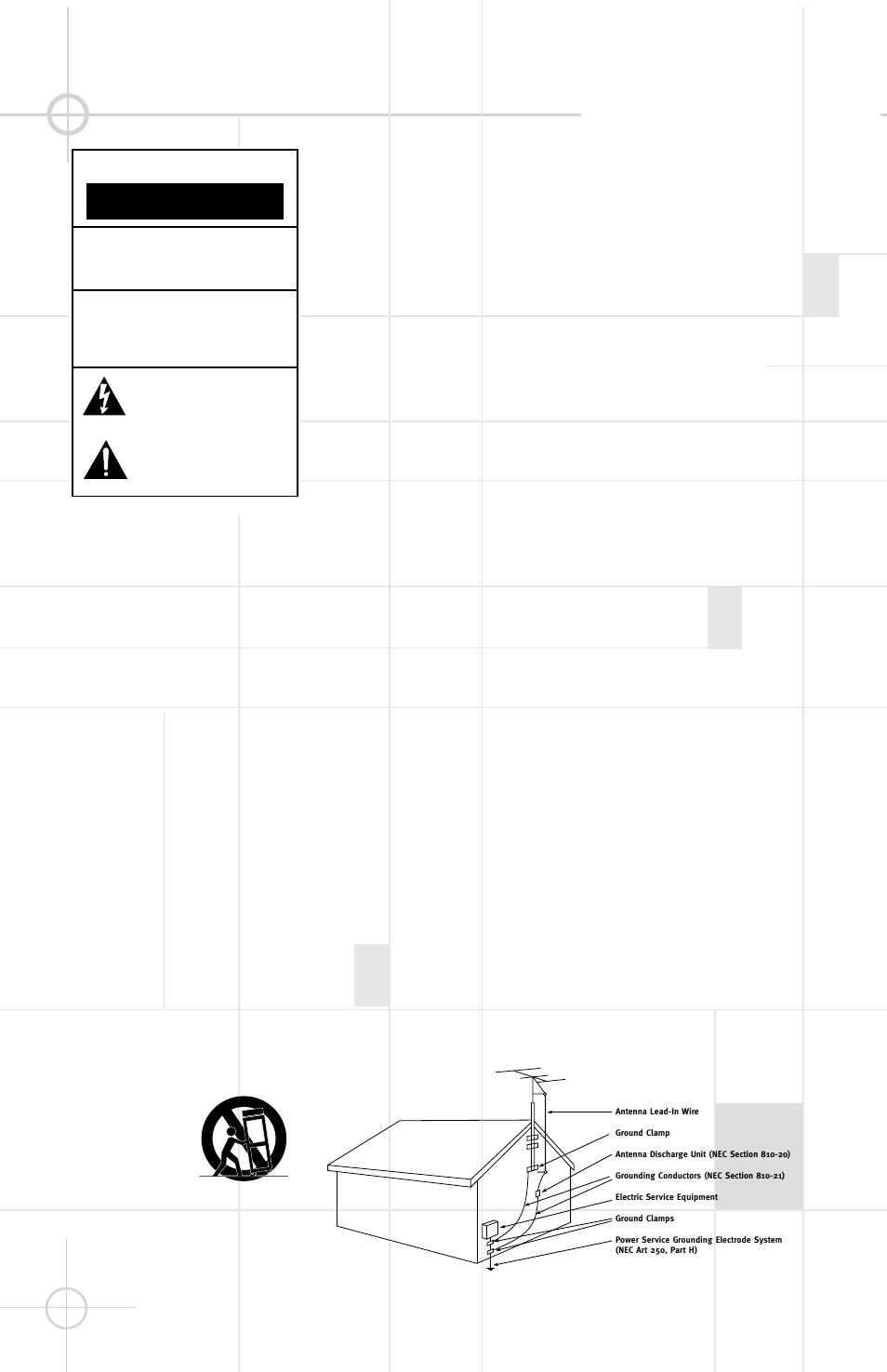 Caution | JBL HTPS-400 User Manual | Page 2 / 8