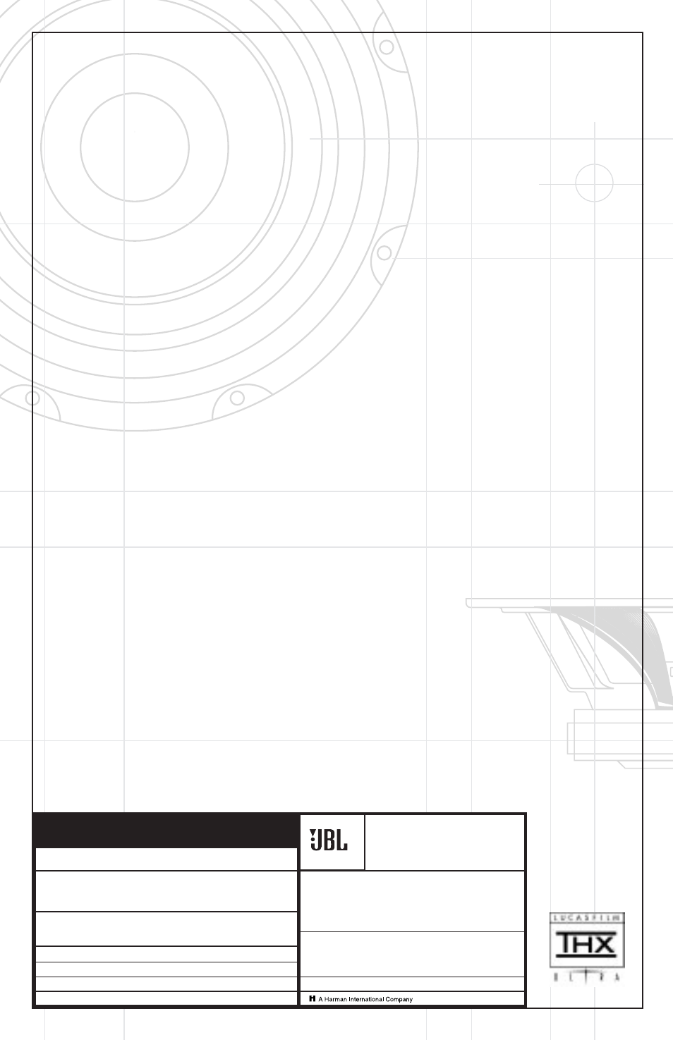 Htps-400, Htps-400 powered subwoofer | JBL HTPS-400 User Manual | Page 8 / 8