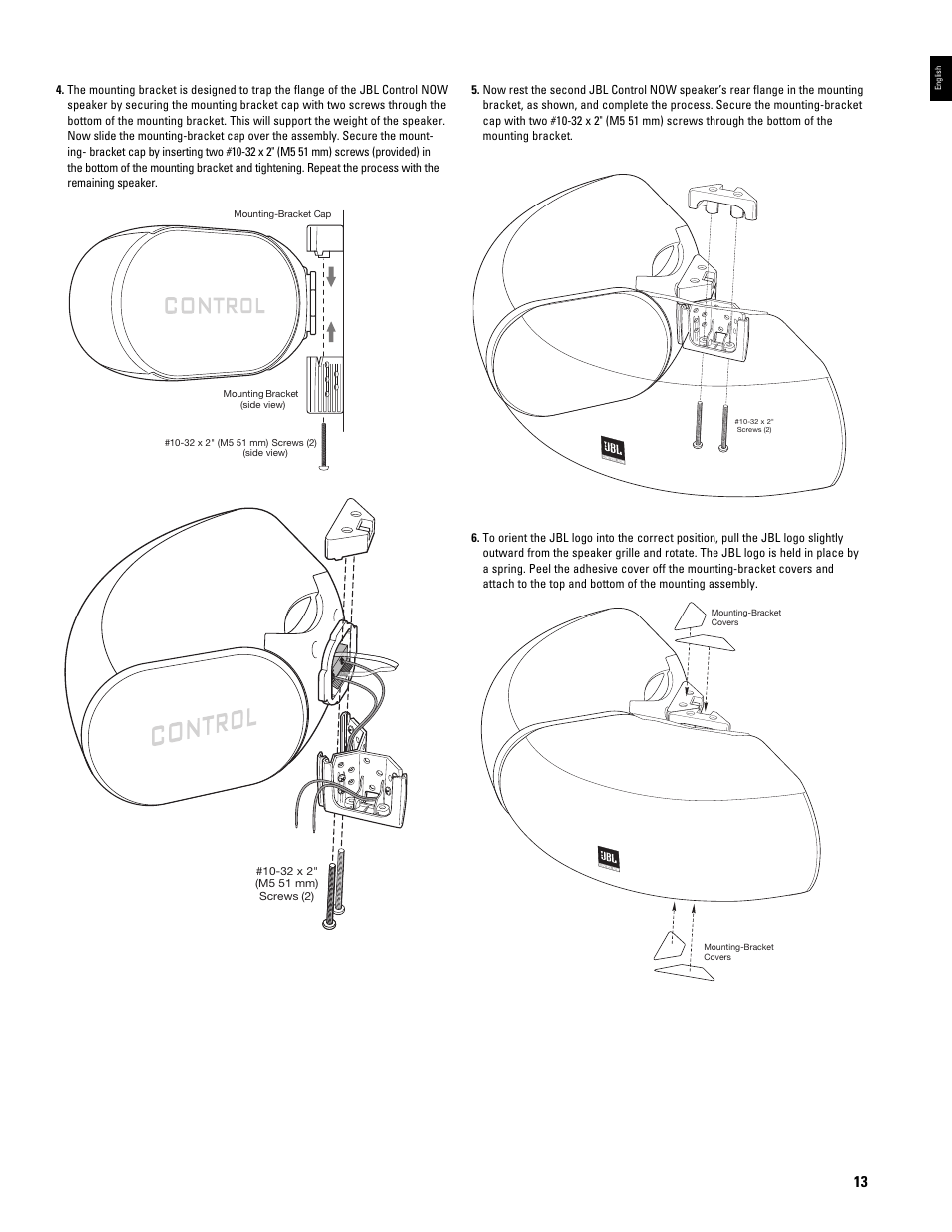 JBL CONTROL NOW AW User Manual | Page 13 / 30