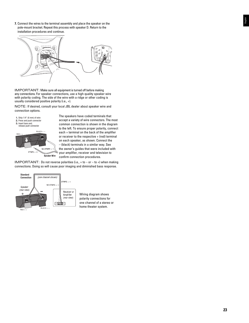 JBL CONTROL NOW AW User Manual | Page 23 / 30