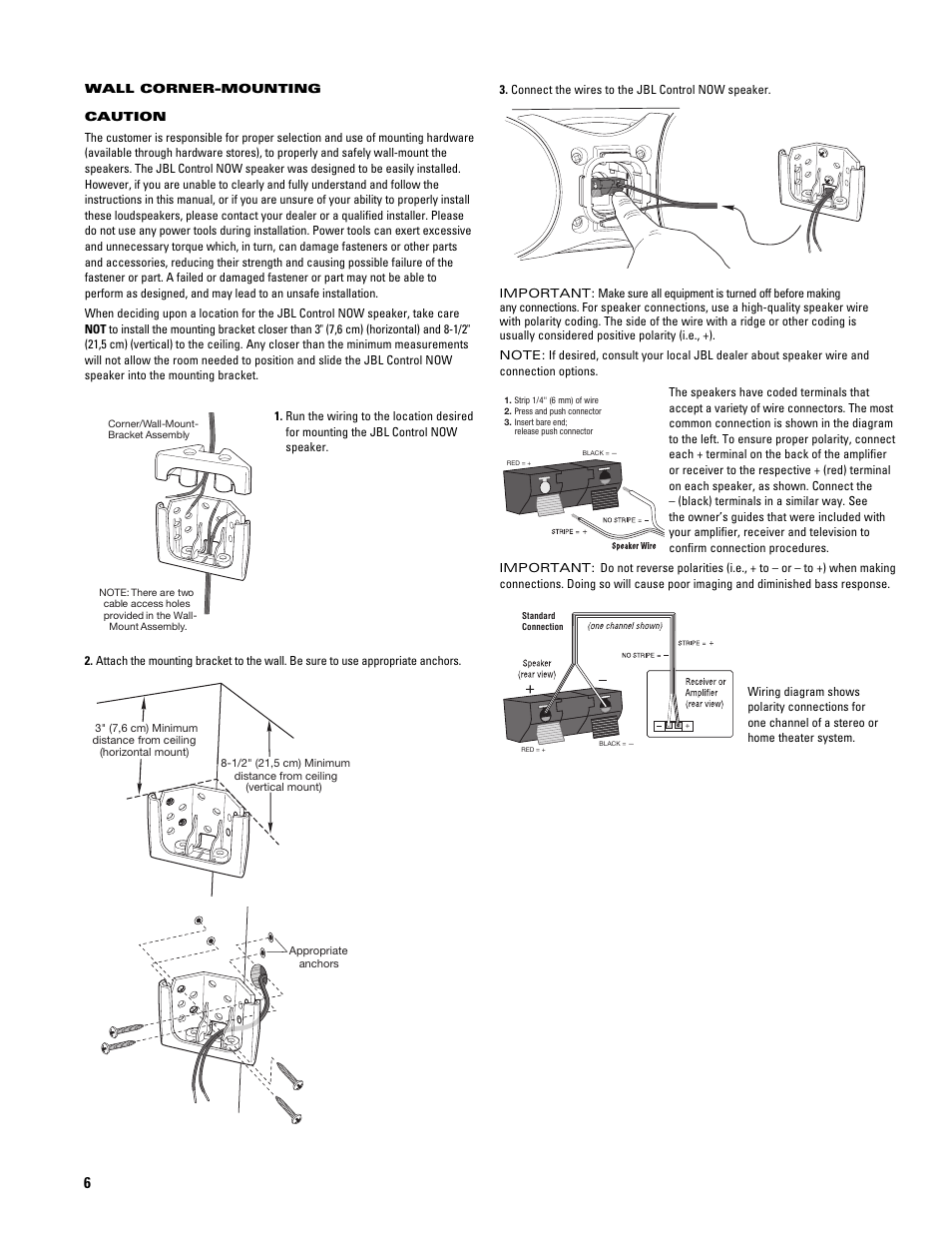 JBL CONTROL NOW AW User Manual | Page 6 / 30