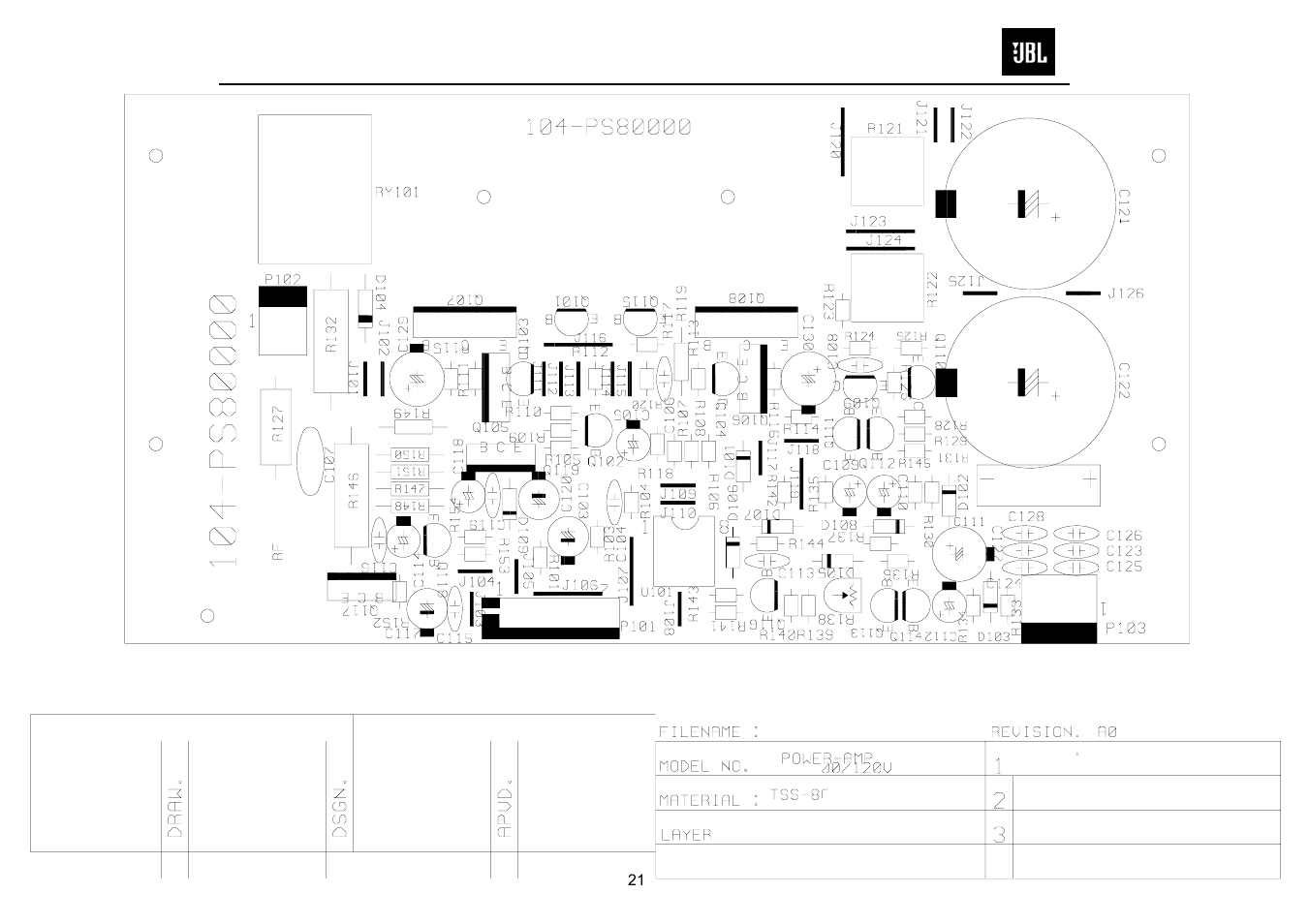 JBL Balboa SUB10 User Manual | Page 22 / 27
