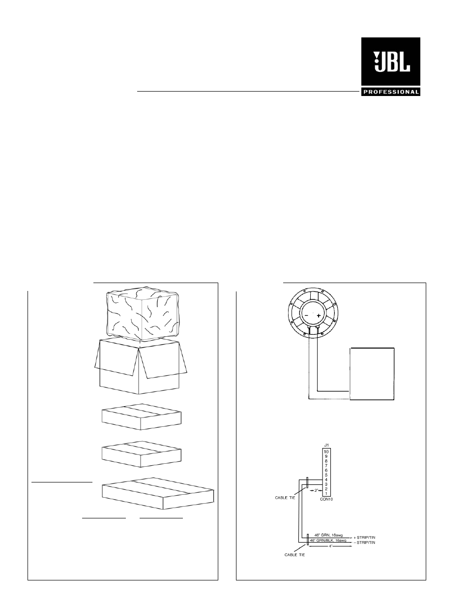 JBL VT4881ADP-AN/CN User Manual | 7 pages